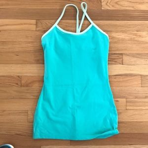 Lululemon Power Y aqua/sea-foam green